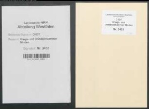 Bau und Reparatur der geistlichen Gebäude zu Borgholzhausen (Amt Ravensberg) - Band 1