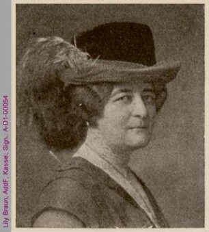 Porträt von Lily Braun