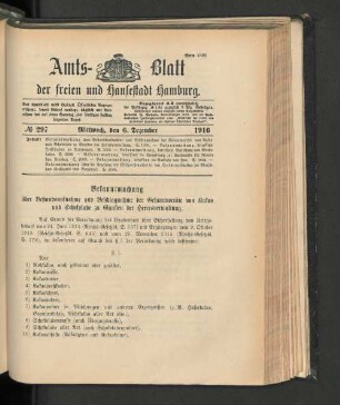 No. 297, 6. Dezember 1916