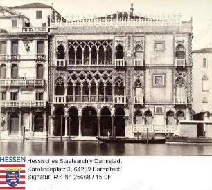 Italien, Venedig / Palazzo Casa d'Oro: Fassade