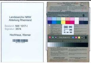 Entnazifizierung Werner Hochhaus , geb. 16.06.1913 (Lehrling)