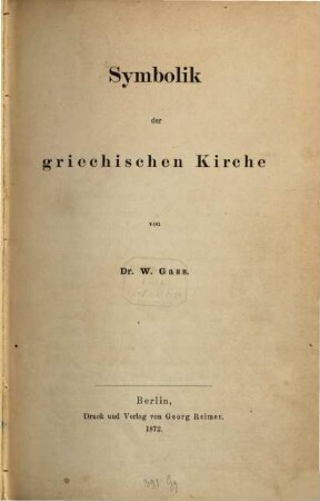 Symbolik der griechischen Kirche