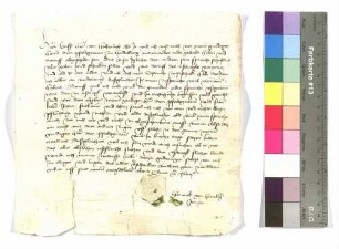 Brief Horneck von Hornberg an Graf Kraft von Hohenlohe.