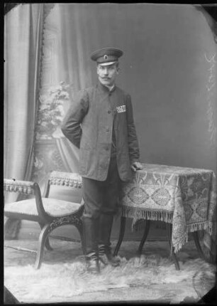 Russischer Kriegsgefangener im Weiß’schen Atelier