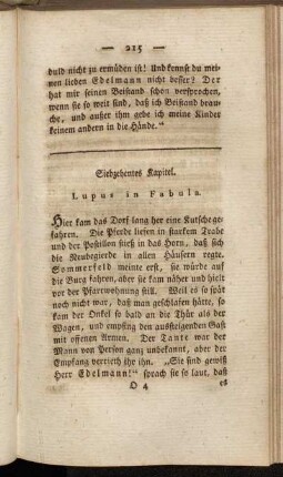 Siebzehentes Kapitel. Lupus in Fabula.