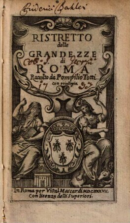 Ristretto delle grandezze di Roma