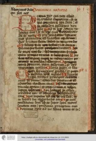 Psalterium cum canticis