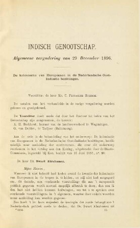 Vergadering van 29 December 1896