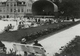 Schlema. Oberschlema. Konzertplatz : Schlema-Oberschlema (Kreis Aue) Konzertplatz