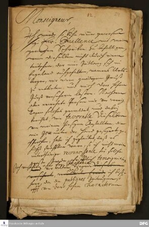 Brief von August Hermann Francke an [Unbekannt].