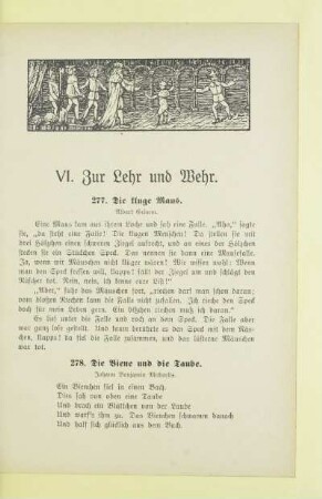 VI. Zur Lehr und Wehr