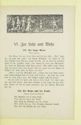 VI. Zur Lehr und Wehr