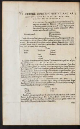 De Arbore Consanguinitatis Et Affinitatis, Sive De Gradibus Per Philippum Melanchthonem.