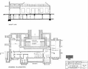 Tübingen Hbf: Eisenbahn-Warn- und Befehlsstelle im EG Empfangsgeb. Befehlsstelle