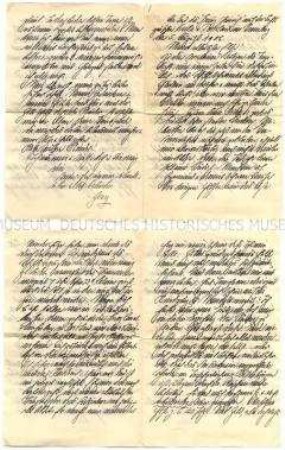 Brief an Else Lucas mit Schilderung von Reiseeindrücken von Bord des Dampfers "Prinz Heinrich" von der parlamentarischen Studienreise nach Ostasien des Reichstagsabgeordneten Dr. Georg Lucas