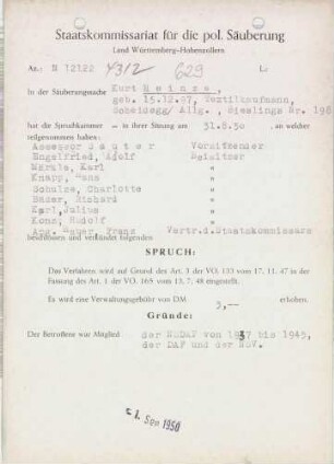 Heinze, Kurt