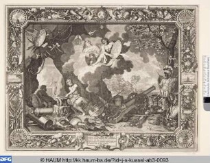 Jupiter und Vulcan in seiner Schmiede