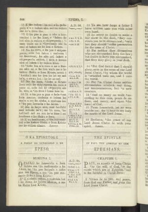 O Ka Episetole A Paulo Ka Lunaolelo I Ko Epeso. - The Epistle Of Paul The Apostle To The Ephesians