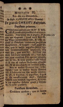 57-73, Meditatio IX. - XV.