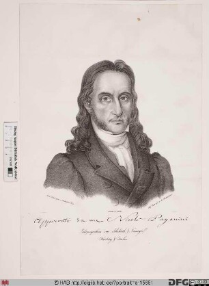 Bildnis Niccolò Paganini