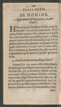 Caput XXIII. De Homine.
