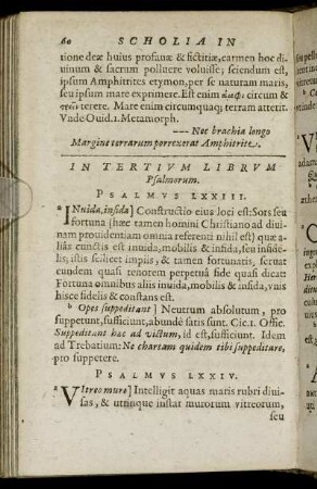 In Tertium Librum Psalmorum