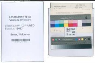 Entnazifizierung Waldemar Beyer , geb. 00.00.0000 (Studienrat)