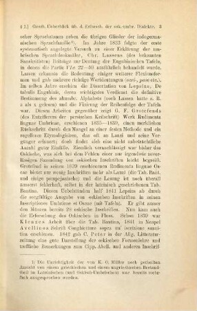 Grammatik der oskisch-umbrischen Dialekte, 1