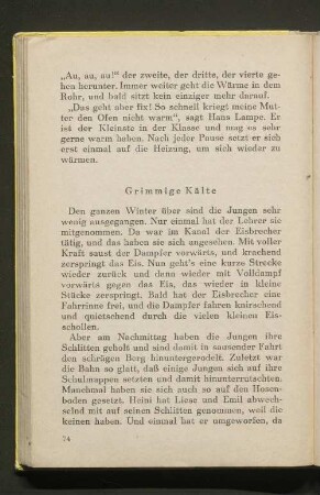 Grimmige Kälte