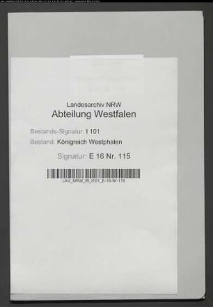 Verpachtung der domkapitularischen Koppeljagd im Boker Jagddistrikt an H. Rören zu Hörste