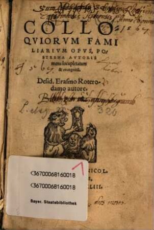 Familiarium colloquiorum opus