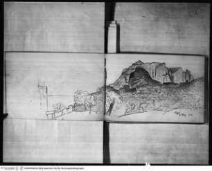 Skizzenbuch Capri, Sizilien, Ansicht von Capri