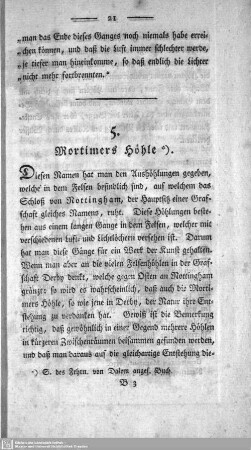 5. Mortimers Hoehle