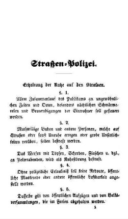 Straßen-Polizei