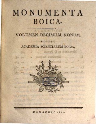 Monumenta Boica, 19. Mon. ad D. Petrum, Monasterii Püterich, Ridler, Eremitarum S. Augustini, ad D. Virginem