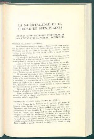 La municipalidad de la ciudad de Buenos Aires