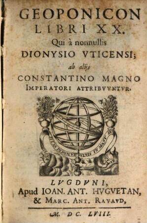 Geoponica : libri XX