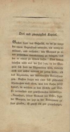 Drei und zwanzigstes Kapitel