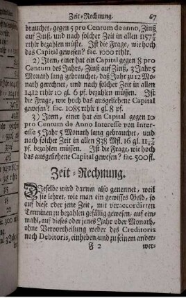 Zeit-Rechnung.
