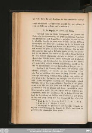 5. Der Gegensatz des Idealen und Realen.