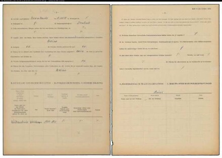 Entnazifizierung Walter Stauf , geb. 09.06.1908 (Polizist)
