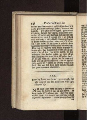 XXX. Daar by komt een swaar vooroordeel, dat alle dingen om des menschen wille geschapen zijn.