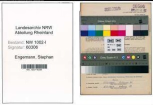 Entnazifizierung Stephan Engemann, geb. 09.12.1904 (Fahrer)