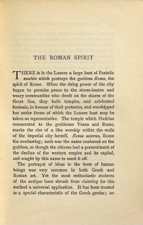 The worship of the Romans : viewed in relation to the Roman temperament