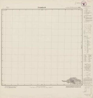 5463 (alte Nr.: 3187) Brunnkreß, Meßtischblatt (4cm - Karte)