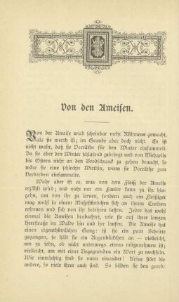 Von den Ameisen