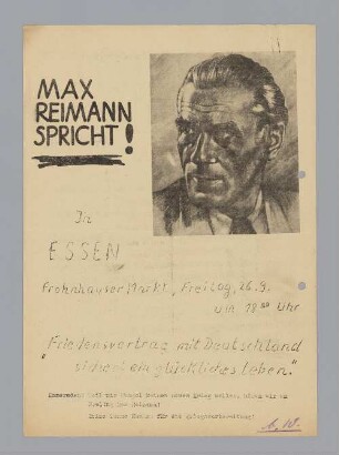"MAX REIMANN SPRICHT!"