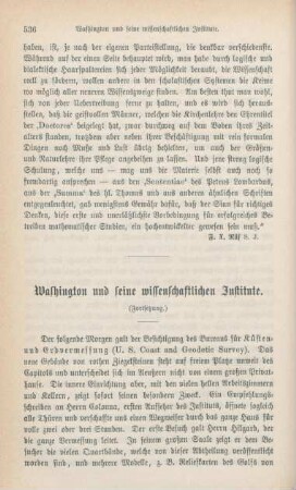 536-554 Washington und seine wissenschaftlichen Institute : Fortsetzung