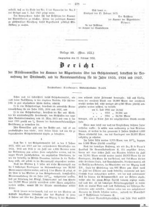 Beilagen zu Protokoll, 255. Sitzung
