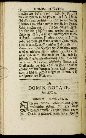 33. Domin. Rogate.